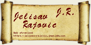 Jelisav Rajović vizit kartica